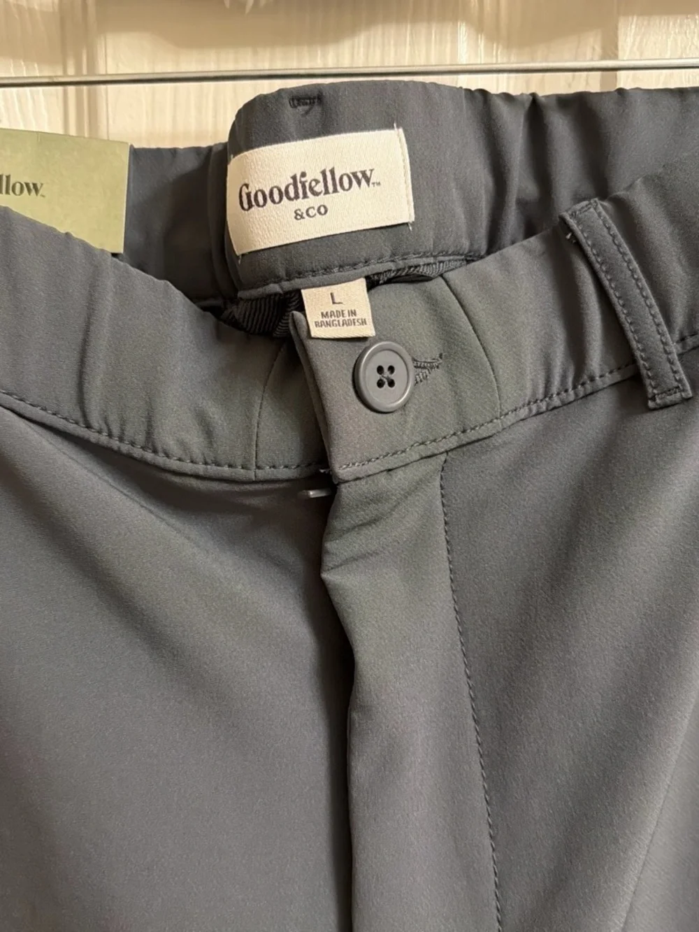 Goodfellow & Co Men's Stretch Chinos - Charcoal Gray - Picture 5 of 7